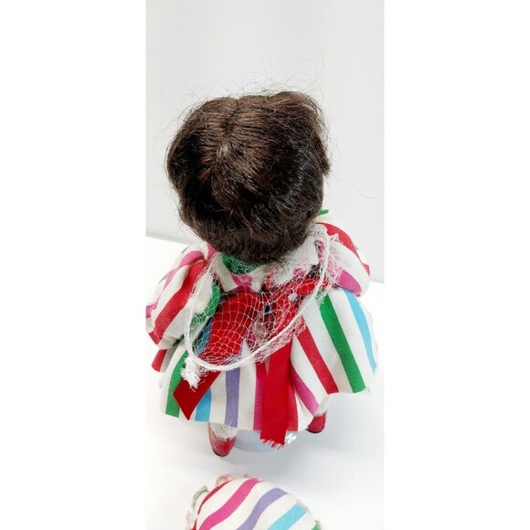 Vintage PIXIE STIX Porcelain Baby Doll Retired KATHLEEN STAYTON 11in Tall Stand - Picture 7 of 13